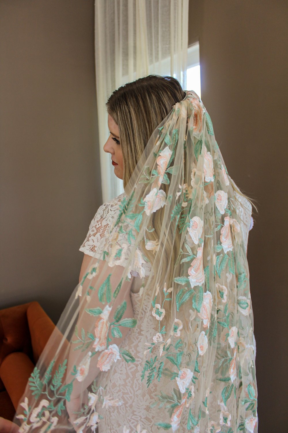 Vintage Rose Veil